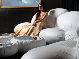 Ekskluzywna sofa Cirrus Sofa 5 w kształcie chmury