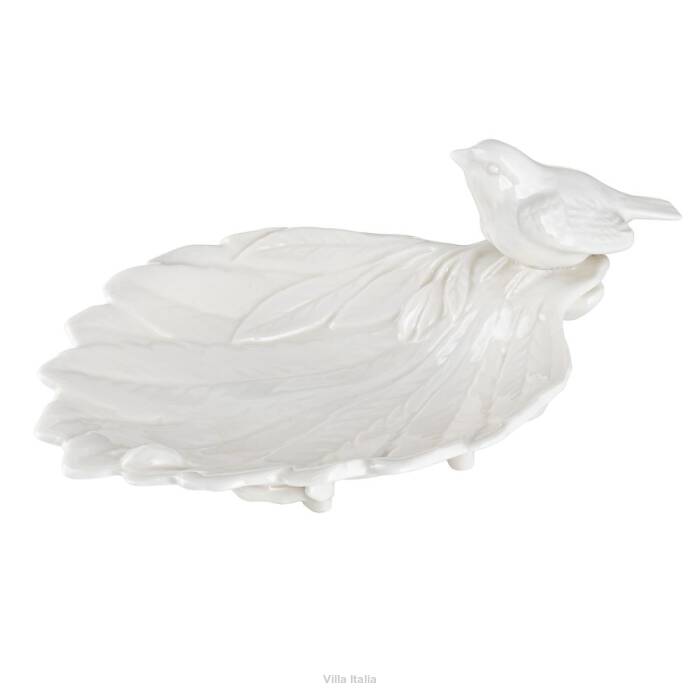 Talerzyk liść porcelanowy Miseczka dekoracyjna CLARA Ivory, cena 55 zł
