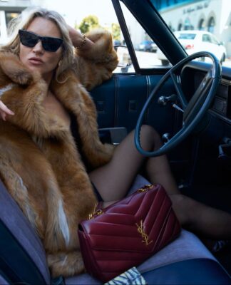 Kate Moss w najnowszej kampanii Saint Laurent Jesień 2025