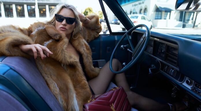 Kate Moss w najnowszej kampanii Saint Laurent Jesień 2025