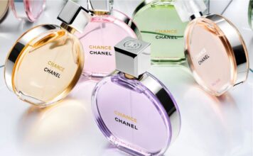 Chanel CHANCE kolekcja czterech intensywnych zapachów Chanel CHANCE