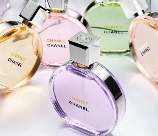Chanel CHANCE kolekcja czterech intensywnych zapachów Chanel CHANCE